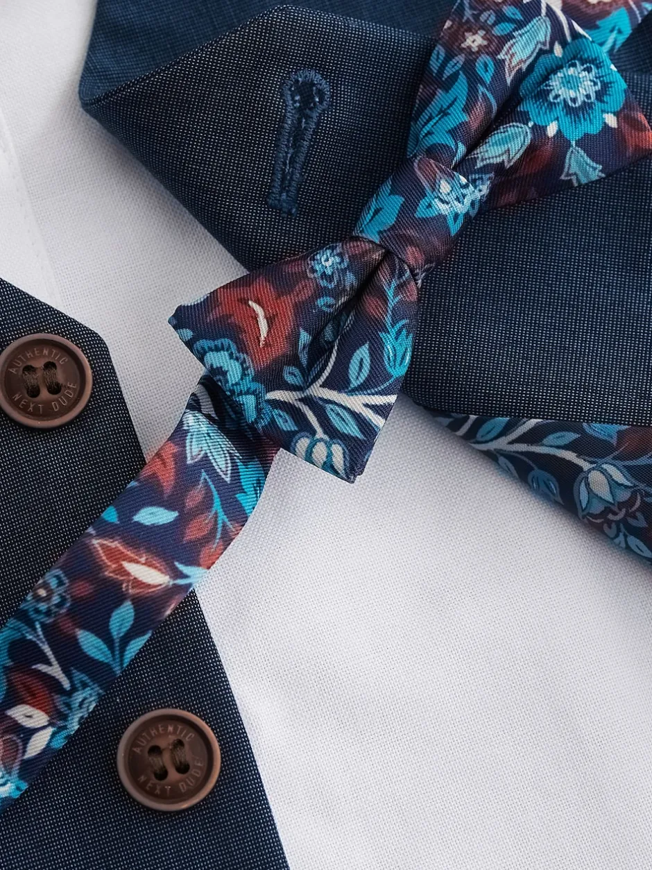 Next Bleu - Gilet, chemise, pantalon & Nœud papillon (3mths-9yrs) Clearance