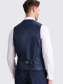 MOSS - Gilet de Costume Habillé Performance Bleu Hot