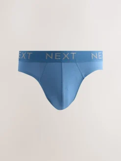 Next Bleu / Gris chiné - Lot de 10 - Slips riches en coton Hot