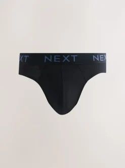 Next Bleu / Gris chiné - Lot de 10 - Slips riches en coton Hot