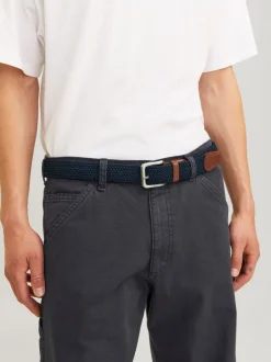 JACK & JONES Bleu - Ceinture tissée Clearance