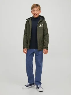 JACK & JONES JUNIOR Bleu - JACK & JONES Jean Chris Junior coupe décontractée Sale