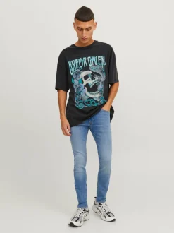 JACK & JONES Bleu - Jean skinny Liam Sale
