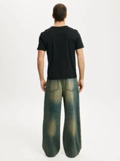 Cotton On - Jean super ample Bleu Outlet