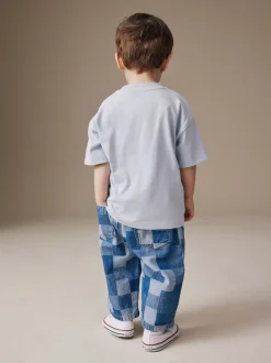 Next Bleu - Jeans à jambe large (3mths-7yrs)