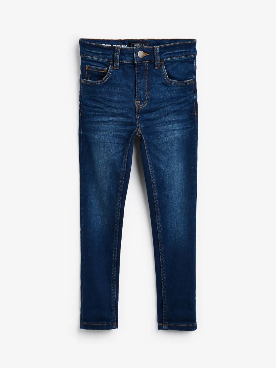Next Bleu - Jeans extensibles (3-17yrs) Super Skinny Fit Discount