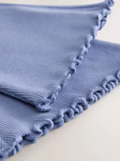 Next - Leggings évasés à côtes (3mths-7yrs) Bleu Online