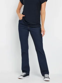 Long Tall Sally Bleu - Jean droit Hot