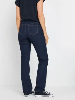 Long Tall Sally Bleu - Jean droit Hot