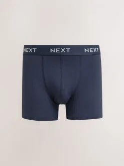 Next Bleu - Lot de 5 - Boxer en coton riche New