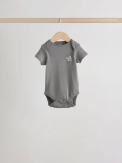 Next Bleu - Lot de 5 bodies bébé à manches courtes Sale