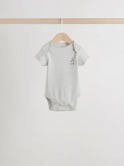 Next Bleu - Lot de 5 bodies bébé à manches courtes Sale