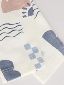 Next Bleu - Lot de 5 bodys à manches longues pour bébé Best