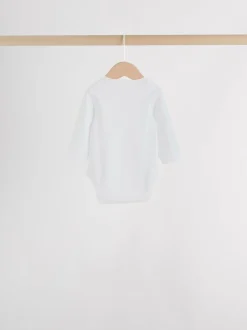 Next Bleu - Lot de 5 bodys à manches longues éléphant bébé Hot