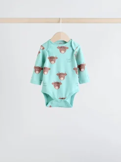 Next Bleu - Lot de 3 bodys Hamish à manches longues Hot