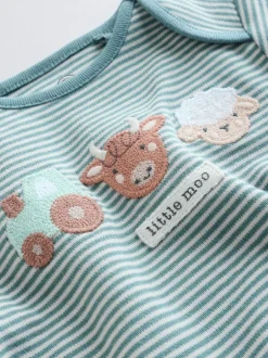 Next Bleu - Lot de 3 bodys Hamish à manches longues Hot