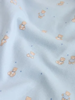 Next Bleu - Lot de 5 bodys pour bébé motif ours New