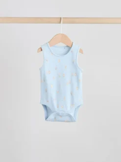 Next Bleu - Lot de 5 bodys pour bébé motif ours New