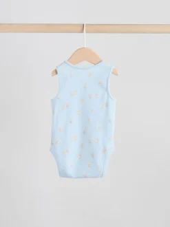 Next Bleu - Lot de 5 bodys pour bébé motif ours New