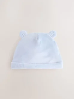 Next Bleu - Lot de 2 bonnets bébé en velours (0-12mois) Online