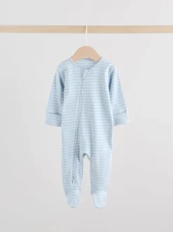 Next - Lot de 3 dors-bien bébé zippés (0-2ans) Bleu New