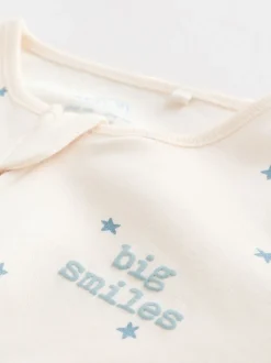 Next - Lot de 3 dors-bien bébé zippés (0-2ans) Bleu New