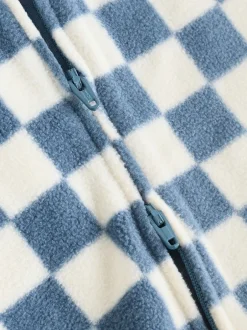 Next Bleu - Lot de 2 dors-bien bébé en micro polaire avec fermeture éclair bidirectionnelle Hot