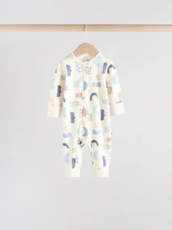 Next Bleu - Lot de 4 dors-bien zippés sans pieds pour bébé (0mois3ans)