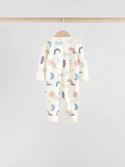 Next Bleu - Lot de 4 dors-bien zippés sans pieds pour bébé (0mois3ans)