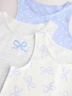 Next Bleu - Lot de 3 gilets imprimés (1.5-16ans) New