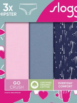 Sloggi Bleu - Lot de 3 hipsters GO Crush Online