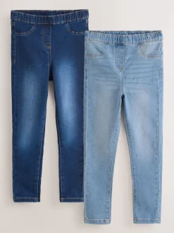 Next Bleu - Lot de 2 jeggings à taille élastiquée (3-16ans) Best