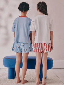 Next Bleu - Lot de 2 pyjamas courts Hello Kitty (3-14ans) Hot