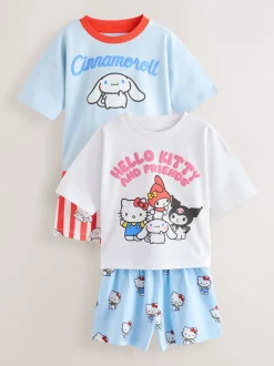 Next Bleu - Lot de 2 pyjamas courts Hello Kitty (3-14ans) Hot