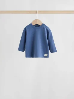 Next Bleu - Lot de 4 t-shirts à manches longues bébé (0mois2ans) Clearance