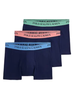 Polo Ralph Lauren - Lot de boxers en coton extensible 3 Bleu