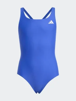 adidas Bleu - Maillot de bain V-back enfant New