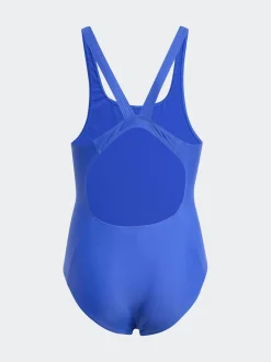 adidas Bleu - Maillot de bain V-back enfant New