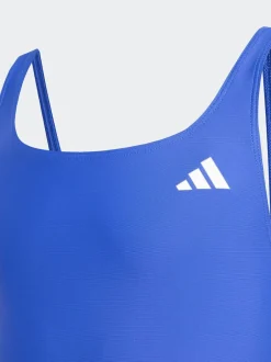 adidas Bleu - Maillot de bain V-back enfant New