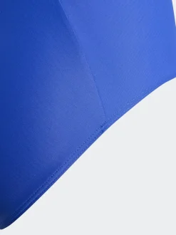 adidas Bleu - Maillot de bain V-back enfant New