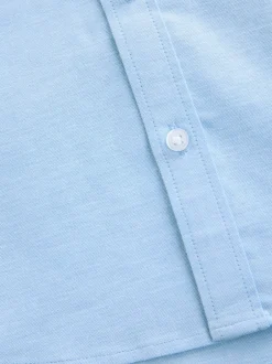 Next Bleu - Manches courtes Coton riche Oxford Chemise (3-16ans) Best