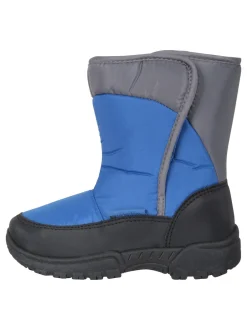 Mountain Warehouse Bleu - Bottes de neige adaptatives Caribou Kids Single Rayure Sherpa Lined Online