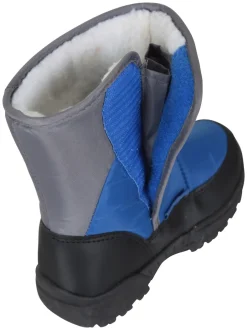 Mountain Warehouse Bleu - Bottes de neige adaptatives Caribou Kids Single Rayure Sherpa Lined Online
