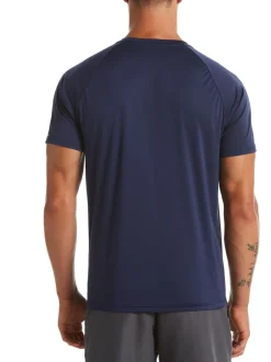 Nike Bleu - Manches courtes Hydroguard Sun Safe Rash Vest Outlet