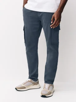 Next Bleu - Pantalon cargo coupe ajustée Motionflex stretch New