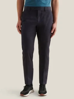 Peckham Rye Bleu - Pantalons en Coton Extensible Discount
