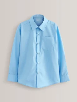 Next Bleu - Paquet de 2 chemises d'école à manches longues (3-17ans) New