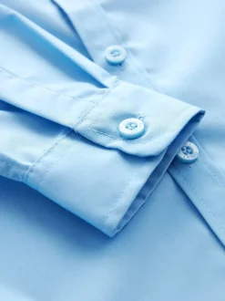 Next Bleu - Paquet de 2 chemises d'école à manches longues (3-17ans) New