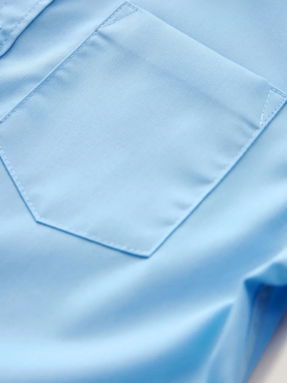 Next Bleu - Paquet de 2 chemises d'école à manches longues (3-17ans) New