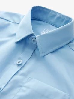 Next Bleu - 2{Paquet de chemises scolaires Manches courtes (3-17ans) Discount